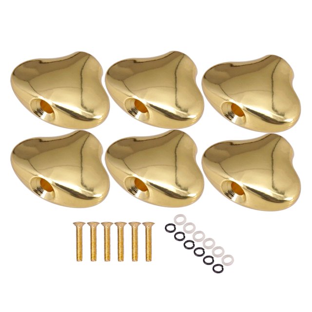 Milaget 6pcs Guitar Tuning Pegs Buttons s Handle Knobs for Guitar Accessories - 5
