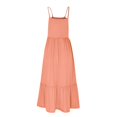 thumbnail image 4 of Womens Fashion Round-Neck Sling Sleeveless Solid Pockets Patchwork Pullover Dress, 4 of 5