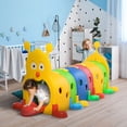 thumbnail image 2 of Qaba Tunnel pour Enfants pour Ramper, Design de Chenille, pour 3-6 Ans, 2 of 9