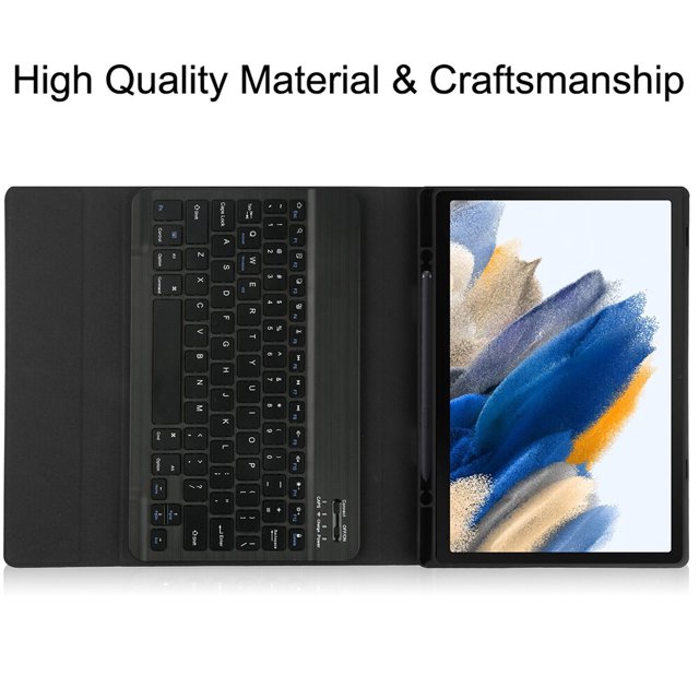 Mistaha Étui de Protection Portable Détachable pour Tablette avec Clavier Bluetooth et Fente pour Stylet, Compatible avec Samsung Tab