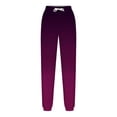 thumbnail image 2 of Erwazi Sweatpants for Women Gradient Printed Drawstring Loose Joggers with Pockets Fall Winter Comfy Workout Gym Running Pants, 2 of 3