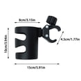 thumbnail image 2 of Support de Boisson Rack 2 pour Poussette Accessoires de Buggy Support de Tasse Universel pour Buggy Fauteuil Roulant Support de Café Support de Tasse de Landau Maman Poussette Support de Tasse Accessoire Matériau PP Durable, 2 of 6
