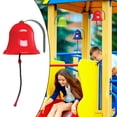 thumbnail image 3 of Clochette Suspendue pour Enfants Ensemble de Balançoire Factice Accessoire ren Cadeau - Rouge, 3 of 8