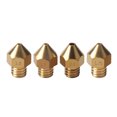 thumbnail image 2 of ZheElen 3D Printer Nozzle Brass Extruder Nozzle Replacement Consumable 3D Printer Accessory, 2mm/3mm, 2 of 6