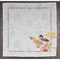 thumbnail image 2 of Vargottam Collection de Luxe Linge de Table Décor Serviette en Coton Tissu Imprimé Serviettes Réutilisables Ensemble de 12, 20 X 20 - Moineau d'Automne Aquarelle, 2 of 6