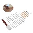 thumbnail image 4 of Leather Craft Tools Set, Manual Clear Texture Elegant Appearance DIY Leather Craft Tools Portable  For Sewing Carving For DIY Leather Crafts, 4 of 8