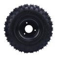 thumbnail image 1 of 13x5.00-6 Wheel Rim Tire Assembly, Enhanced Traction 6 Inch Go Kart Wheel Rim Tire Assembly  for Lawn Mower, 1 of 7