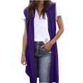 thumbnail image 2 of Simua Womens Long Sweater Vests Sleeveless Open Front Cardigan Vest Long Cardigan Tops Coat for Fall winter, 2 of 6