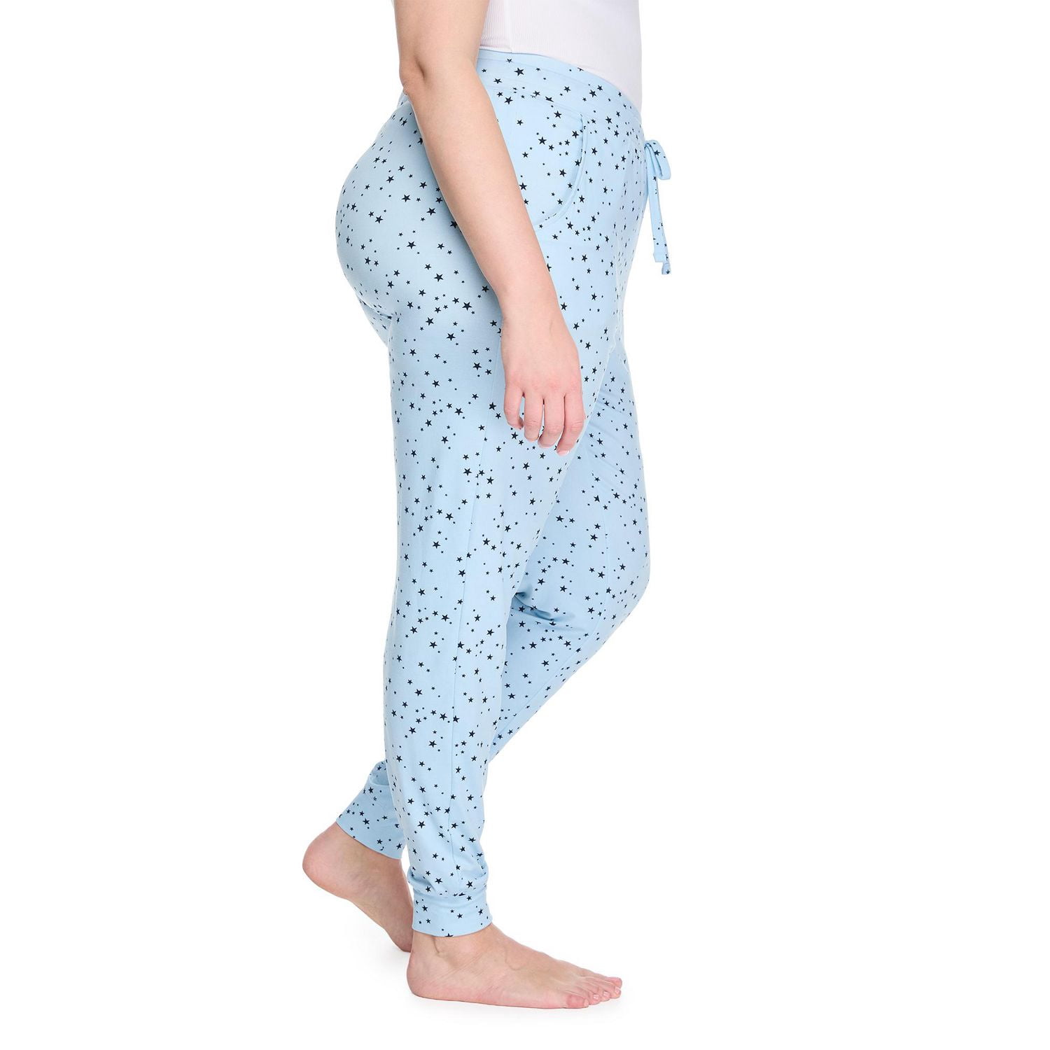 Jogger de nuit à effet peau pêche George Plus pour femmes