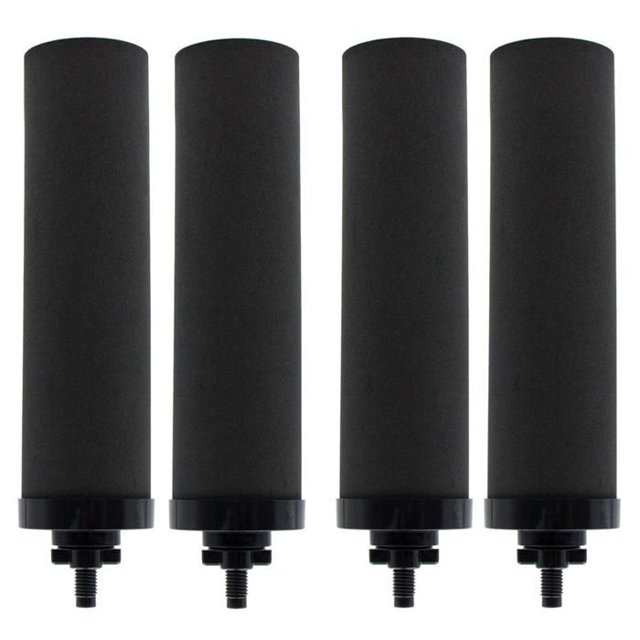 4Pcs Water Filter Replacement for BERKEY BB9-2 Black Activated Carbon Filters for Powered Water Filter System