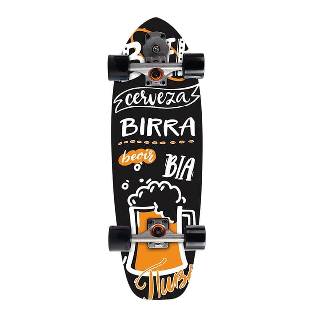 S SERENABLE Maple Deck Cruiser Planche à Roulettes Complète pour Enfants et Adultes Planche d'Entraînement C