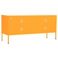 thumbnail image 3 of vidaXL Meuble TV - Acier Jaune Moutarde, 105x35x50 cm, 3 of 5