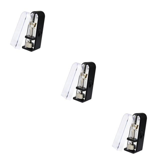 mmirethe Tuner à Tic-Tac Universel Léger pour Rythme de Guitare Ukulélé Équipement d'Instrument de Musique 11*3.5*5cm 3Ensemble