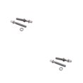 thumbnail image 4 of Decodeary 2 Pieces Drum Set Screws Drums Mounting Screw Percussion Instrument Part As shown 50mm 2Set, 4 of 6