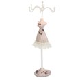 thumbnail image 1 of Mannequin Dress Jewelry Display Stand Model Dress Earring Necklace Ring Jewelry Holder Mannequin Stand Hanging Jewelry Tower Rack Jewelry Doll Holder for Necklace Earring Ring, 1 of 7