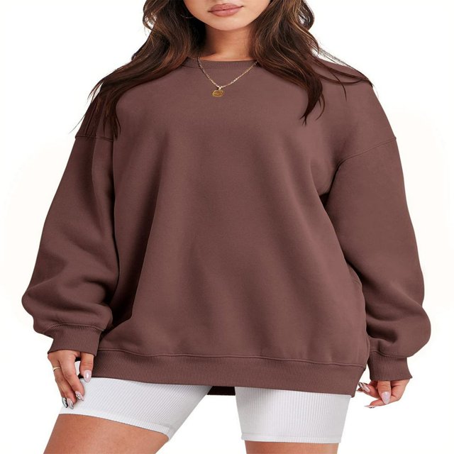 Sweats Surdimensionnés à Manches Longues pour Femmes