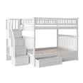 thumbnail image 1 of Atlantic Furniture Lit Superposé Columbia, Double sur Double, Blanc, 1 of 5