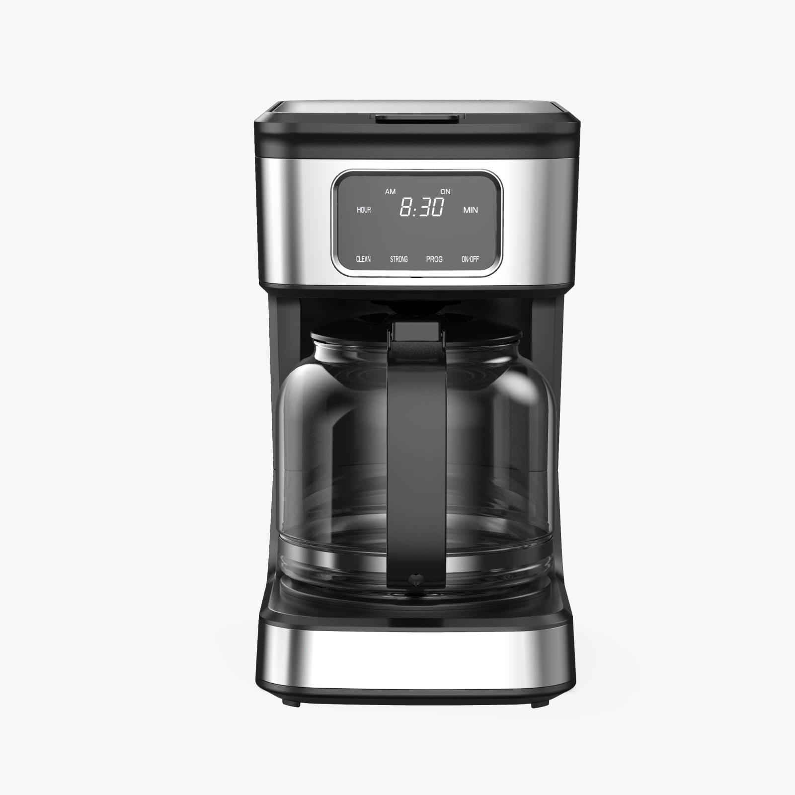 Kuhitley 12 Cup Drip Coffee Maker, 950W Automatic Coffee Machine with Programmable Timer, Strong Brew, 2-Hour Keep Warm & Auto Shut Off, 1.8L for Home Kitchen Daily Use,Black