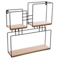 thumbnail image 3 of Truu Design Étagère murale flottante décorative en bois - Carré, 3 of 7