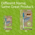 thumbnail image 4 of BIC ReVolution Round Stic Ball Pen, Medium Point (1.0 mm), 74% Recycled, 100% Recycled Packaging, Blue, 10-Count, 4 of 7