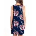 thumbnail image 2 of Robes T-Shirt Décontractées d'Été pour Femmes, Sortie de Plage, Robe Débardeur Plissée Unie, 2 of 3