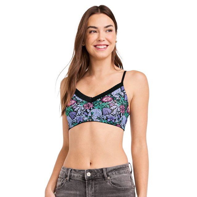 Jockey Soutien-Gorge Léger en Microfibre à Dentelle Extensible Douce