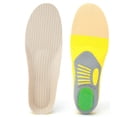 thumbnail image 2 of Semelles de Chaussures Absorption des Chocs Absorption de la Sueur Soutien de la Voûte Plantaire Inserts de Chaussures pour Basketball Course, 2 of 6