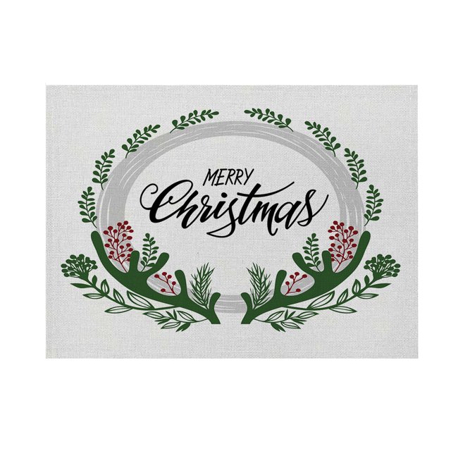 Jusqu'à 65 % de Rabais SMihono Napperon de Noël Table Familiale Ambiance Arrangement Fournitures Décorations