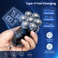 thumbnail image 3 of Sejoy 7D Head Shaver, 5 in 1 Bald Head Shavers for Men Electric Razor, LED Display, Waterproof Wet/Dry Mens Grooming Kit, 3 of 5