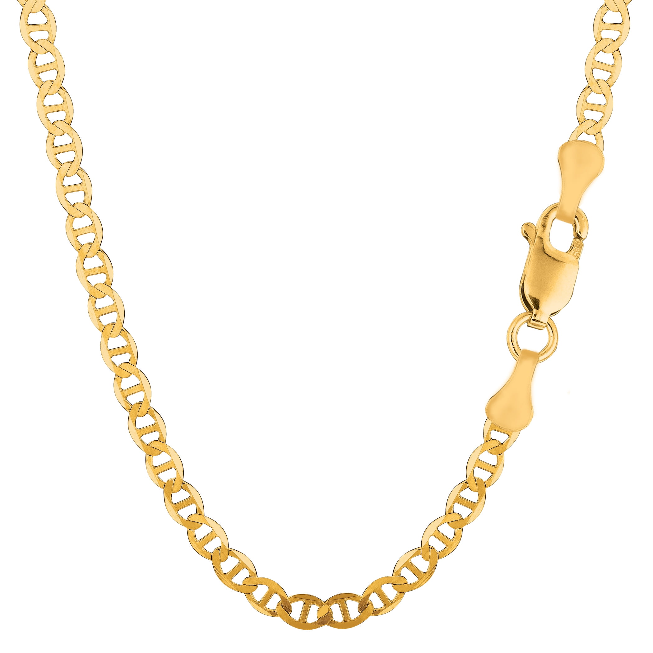 Collier Chaîne Mariner en Or Jaune 10k, 4.5mm, 18 Pouces