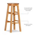 thumbnail image 3 of Linon 29-Inch Barstool With Round Seat, 3 of 12