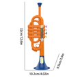 thumbnail image 4 of LEEYNEER Liquidation Jouet Trompette pour l'Éducation Instrument de Musique Instruments Trompette Éducatifs Jouet Portable Instrument de Musique Précoce Couleur Aléatoire, 4 of 8