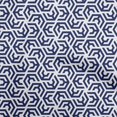 thumbnail image 1 of oneOone Rayon Navy Blue Fabric Geometric Fabric For Sewing Printed Craft Fabric By The Yard 56 Inch Wide, 1 of 4