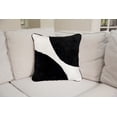 thumbnail image 5 of Mainstays Housse de coussin décoratif – Highway Black, coussin décoratif à rayures, 5 of 5