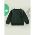 thumbnail image 4 of Faithtur Baby Girls Boys Sweatshirt, Long Sleeve Crew Neck Letters Print Fall Pullover Tops, 4 of 9