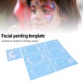 thumbnail image 3 of Face Paint Stencil, Multiple Designs Reusable Face Painting Template 12pcs  for Birthday Party, 3 of 7