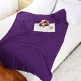 thumbnail image 3 of Unique Bargains 100% Cotton Cross Cable Knit Throw Blanket For Sofa Couch Bed Home Bedding,, 3 of 10