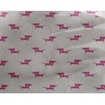 thumbnail image 4 of oneOone Georgette Viscose Fabric Dachshund Dog Decor Fabric Printed BTY 42 Inch Wide, 4 of 4