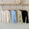 thumbnail image 5 of RXIRUCGD Chemise de Base Décontractée pour Enfants 1-12 Ans Manches Longues Col Rond (Beige, Taille : 3-5 Ans), 5 of 5