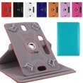 thumbnail image 2 of Lubelski Faux Leather Tablet PC Case Cover 360 Degree Rotating Stand Universal Holder, 2 of 7