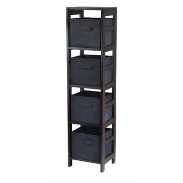 Winsome Capri ensemble de 5 Consigne de stockage, expresso