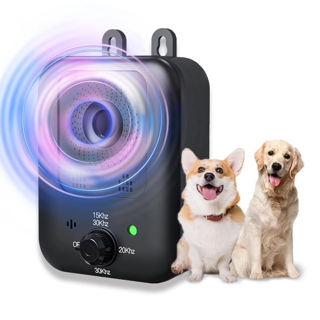 Dog STOP Bark Silencer Anti Barking Device Ultrasonic Dog Barking Deterrent Bark Box Indoor Outdoor Neighbors 50 Ft 3 Modes Dog Barking Behavior Training Safe Silencer Dog Barking Control Device