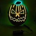 thumbnail image 2 of Halloween Head Mask Pumpkin Head Light up Full Face Costume Mask Cosplay Mask, 2 of 4