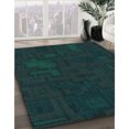 thumbnail image 3 of Ahgly Company Tapis d'Intérieur Lavable en Machine Carré Noir Nuit Transitionnel, 7 Pieds Carré, 3 of 7