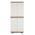 thumbnail image 4 of Homeplast Electra Adjustable 4-Shelf Garage Storage Cabinet Organizer, Beige & White, 4 of 12