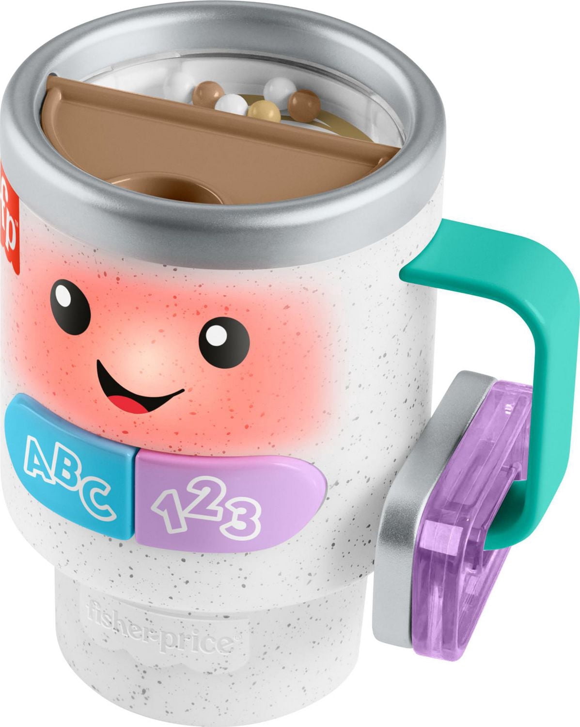 Fisher-Price Rires et Éveil Tasse à café Réveil et apprentissage, multilingue