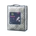 thumbnail image 3 of Serta Polyester Fabric Print Microlight to Sherpa Heated Electric Throw in Gray, 3 of 6