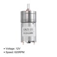 thumbnail image 3 of Unique Bargains Moteur à Engrenages à Micro-Réducteur DC12V 620RPM pour Moteur 370, 3 of 4
