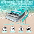 thumbnail image 5 of AKSPORT 10'6" Inflatable All Around Stand Up Paddle Board Kit, Mint Green, 5 of 5