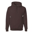 thumbnail image 1 of Jerzees Mens NuBlend Pull Over Hooded Sweatshirt, S, Chocolate, 1 of 1